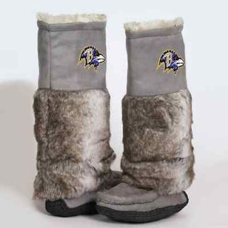 Cuce Shoes Baltimore Ravens Ladies The Follower Boots   Gray