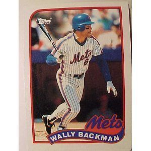 1989 Topps #508 Wally Backman Mets Mint