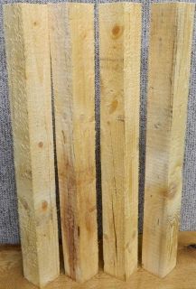 Solid Wood Pine Dining Table Legs/Furniture 3.5x3.5x36 Turning Blanks