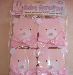 Bear Favor Bags (Set of 12)   For Baby Shower or Birthday Candy Favors