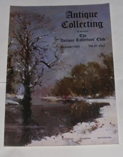 ANTIQUE COLLECTING DECEMBER 1985   A CHOICE OF STICK BAROMETERS