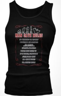 Man Cave Rules List Evolved Guy In Chair Silly Hilarious Funny Girls