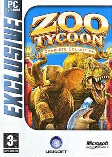 Zoo Tycoon Complete Collection PC with Exp Packs Marine Mania and