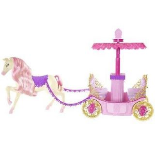 Mattel   84290   Barbie   Princess Charm School  Carriage and Horse