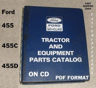 455 455c 455D Loader Backhoe Service Parts Catalog Manual FNH CD