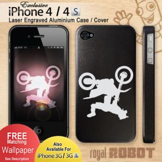 Designer iPhone 4/4S Cover   Case   Custom Engraved   Motocross 001