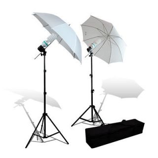 Julius Studio Photography 2x 33 90W White Umbrella Continuous Light