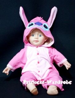 Baby Infant Pink Stitch Outfit Halloween Costume NB 18M