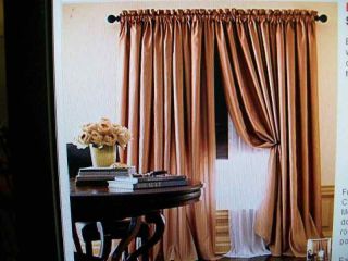 Chris Madden Mystique Thermal Rod Pkt Panel Curtain 54W