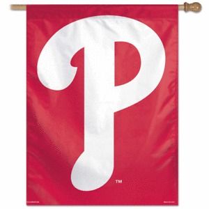 Philadelphia Phillies P Decorative MLB House Flag