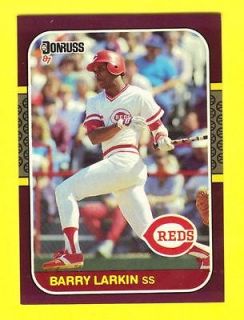BARRY LARKIN 1987 DONRUSS OPENING DAY #191