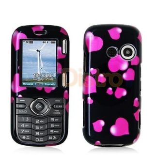 Pink Heart Case Cover for LG Cosmos / Rumor 2 Accessory