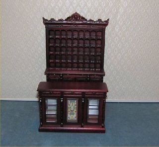 Dollhouse miniature furniture Hotel Lobby Reception Desk/Mail Cabinet