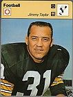 1977 Jimmy Taylor Green Bay Packers Sportscaster NFL Card #17 01