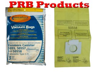 50558 50557 5055 Type C  Vacuum Cleaner Bag Progressive Intuition