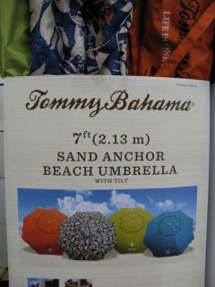 Tommy Bahama Backpack Cooler Beach Chair New Navy Blue Rated to 300