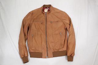 BRUNELLO CUCINELLI leather jacket coat M NWT