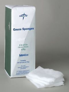 1000 4x4 4Ply Non Sterile Gauze Pad/Sponges #PK444