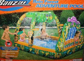 Banzai Rain Forest Jungle Adventure Pool Shady Themed Graphics