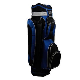 Bandon Golf Cart Bag (Blue/Black) Individual Dividers Oversized Putter