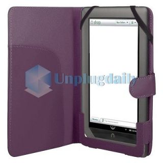Folio Soft Leather Case Cover Pouch For B&N Nook Color eReader Book