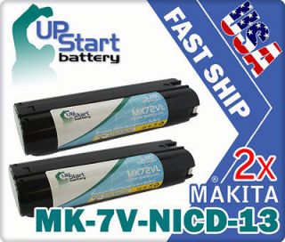 2x 7000 7033 7.2V Volt NiCd Battery Makita UM1270DW ML702 9500D 6012D