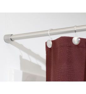 Yellow Rubber Duck Bathroom Shower Curtain Rod Adjustable Tension Bar