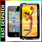 Tanned Woman Bikini Playing Beach Volleyball Case Back For iPod Touch