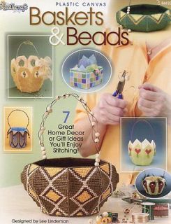 Baskets & Beads Tulip Indian Plastic Canvas Patterns NEW  30 Days To
