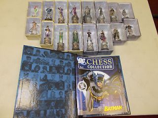DC CHESS SET, Figures 1 16, Batman, Joker, Catwoman, many more