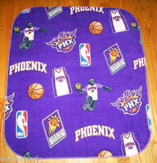 PHOENIX SUNS Basketball NBA Baby/ Kids Size Fleece Blanket 32 X 27