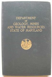 MARYLAND CHESAPEAKE BAY GEOLOGY MINES FOLDING CHARTS 1953 BULLETIN 12