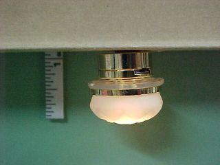 Battery Operated Ceiling Light C29S Dollhouse Miniatures