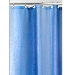 dark blue fabric Shower Curtain Ombre Surf Blue by Interdesign
