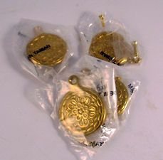 Lot of 4 New B 9417 CAST BRASS BED BOLT COVERS