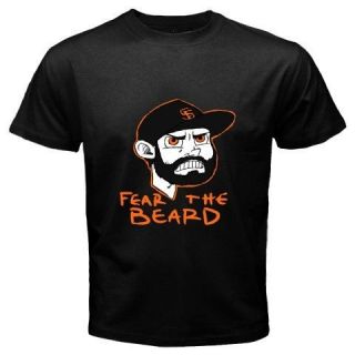 New FEAR THE BEARD James Harden Funny Cartoon Black T Shirt Size S 3XL