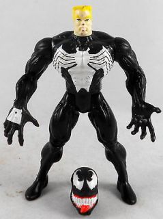 Toy Biz 1995 Marvel Spider Man Venom II w/ Removable Symbiotic Mask