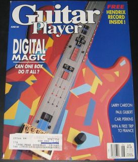 Guitar Player Magazine June 1989 Digital Magic , Larry Carlton