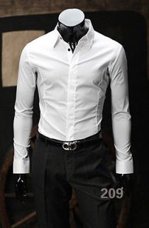NWT Mens Luxury Slim Fit Stylish Dress Casual Shirts Tee Tops r20