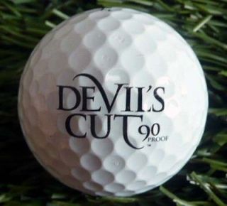 JIM BEAM DEVILS CUT 90 PROOF Logo Golf Ball