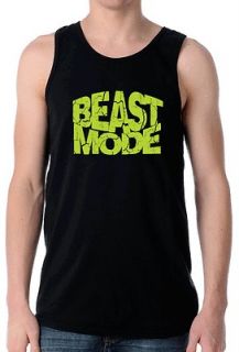 BEAST MODE NEW T shirt Tank Top MUSCLE PHARM Neon green Workout T