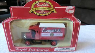 Campbells Soup Company Diecast Model Delivery Van Truck 125 Years