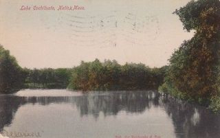 MA   LAKE COCHITUATE, NATICK  UNDIVIDED BACK USED IN 1907   0812 4