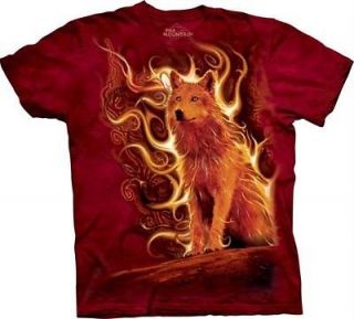 PHOENIX WOLF T SHIRT XXL One Only from The Mountain 100% Cotton