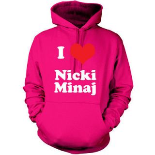 love Nicki Minaj Unisex Hoodie / Hooded top / tour gift   9 Colours