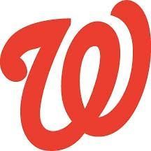 Washington Nationals W Logo Corn Hole Bean Bag Toss Decals Set of 2