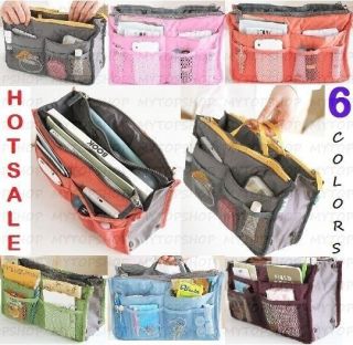 Organizer pouch purse bag handbag Travel wallet holder cosmetic pocket