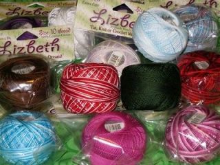 100% cotton,crochet ,tatting thread size 10 ( colors select bellow