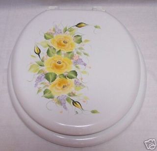 HP ROSES/TOILET SEAT/YELLOW/PE ACH/LAVENDER/B Y MB