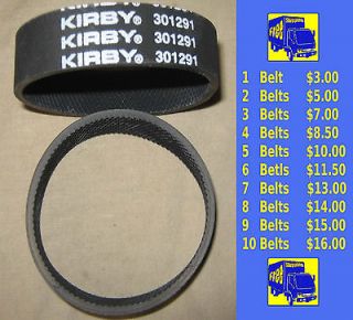 Genuine Kirby Vacuum Cleaner Knurled Belts 301291 Fit All Generation